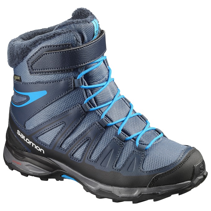 SALOMON X-ULTRA GTX® J Philippines - Kids' Winter Boots - Navy/Black | 731692-CAQ